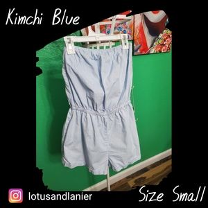 Kimchi Blue / White Striped Romper Sz Small